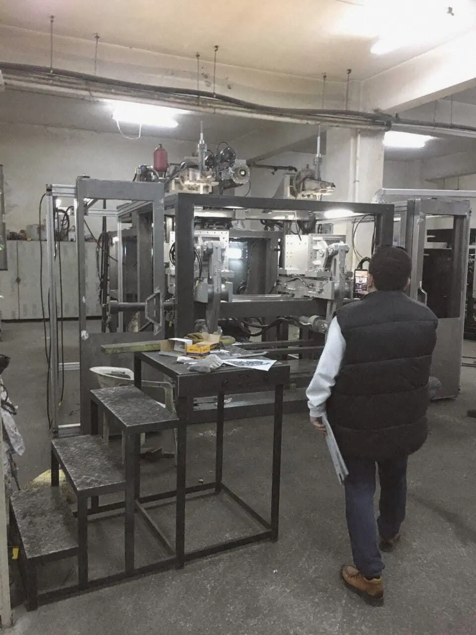 Испытание автоматизированного узла на производственной площадке