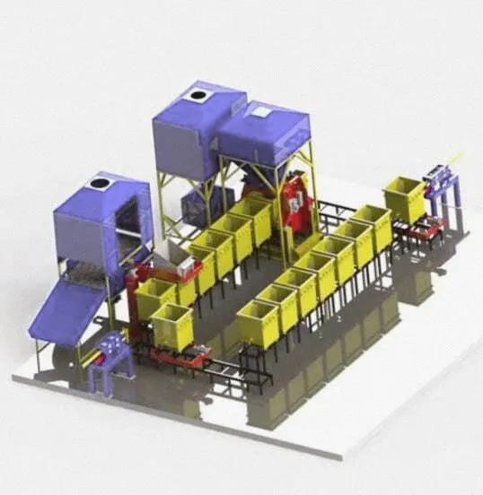 Автоматическая формовочная линия с автоматизированным розливом металла Modern Technologies